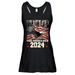 Donald Trump 2024 Take America Back Usa United States Ladies Essential Flowy Tank