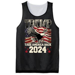 Donald Trump 2024 Take America Back Usa United States Mesh Reversible Basketball Jersey Tank