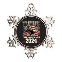 Donald Trump 2024 Take America Back Usa United States Metallic Star Ornament