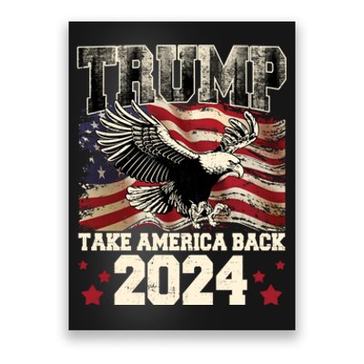 Donald Trump 2024 Take America Back Usa United States Poster