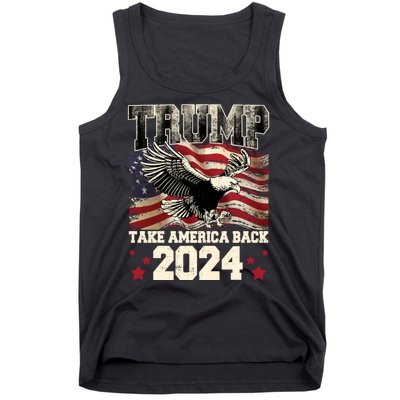 Donald Trump 2024 Take America Back Usa United States Tank Top