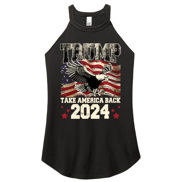 Donald Trump 2024 Take America Back Usa United States Women's Perfect Tri Rocker Tank