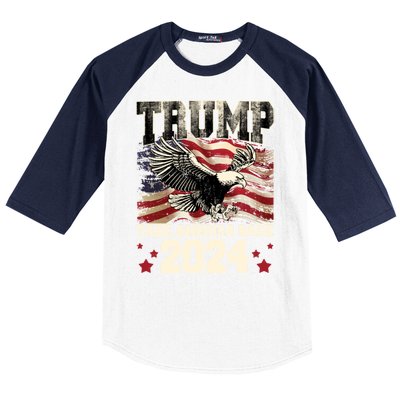 Donald Trump 2024 Take America Back Usa United States Baseball Sleeve Shirt