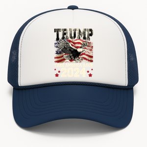 Donald Trump 2024 Take America Back Usa United States Trucker Hat