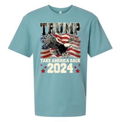 Donald Trump 2024 Take America Back Usa United States Sueded Cloud Jersey T-Shirt