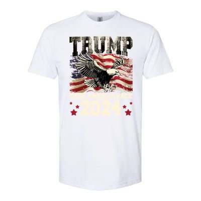 Donald Trump 2024 Take America Back Usa United States Softstyle CVC T-Shirt