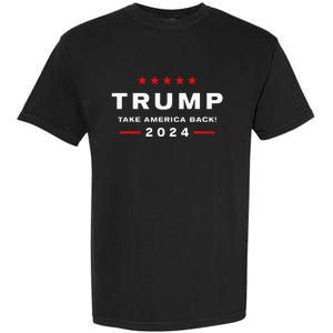 Donald Trump 2024 Take America Back Election The Return Garment-Dyed Heavyweight T-Shirt