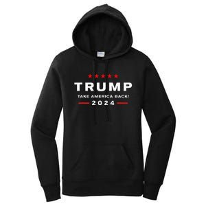 Donald Trump 2024 Take America Back Election The Return Women's Pullover Hoodie