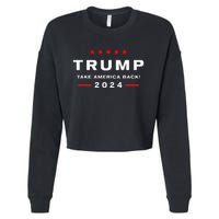 Donald Trump 2024 Take America Back Election The Return Cropped Pullover Crew