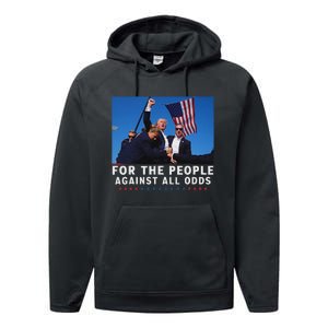 Donald Trump 2024 People Champion Performance Fleece Hoodie