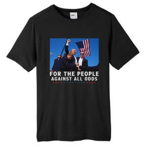 Donald Trump 2024 People Champion Tall Fusion ChromaSoft Performance T-Shirt