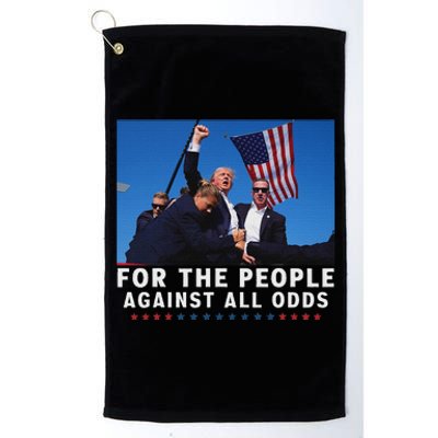 Donald Trump 2024 People Champion Platinum Collection Golf Towel