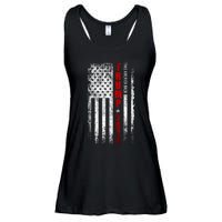 Donald Trump 2024 Take America Back American Flag Patriotic Ladies Essential Flowy Tank