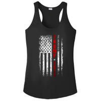 Donald Trump 2024 Take America Back American Flag Patriotic Ladies PosiCharge Competitor Racerback Tank