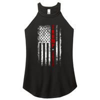 Donald Trump 2024 Take America Back American Flag Patriotic Women's Perfect Tri Rocker Tank