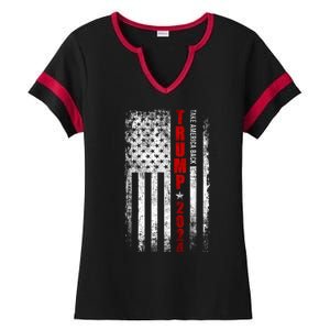 Donald Trump 2024 Take America Back Usa United States Ladies Halftime Notch Neck Tee