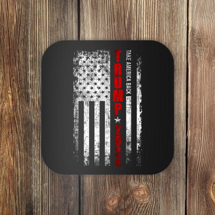 Donald Trump 2024 Take America Back Usa United States Coaster