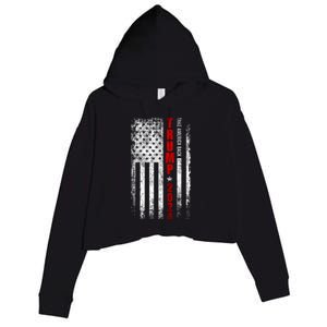 Donald Trump 2024 Take America Back Usa United States Crop Fleece Hoodie