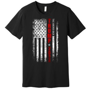 Donald Trump 2024 Take America Back Usa United States Premium T-Shirt