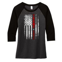 Donald Trump 2024 Take America Back Usa United States Women's Tri-Blend 3/4-Sleeve Raglan Shirt