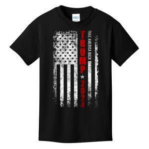 Donald Trump 2024 Take America Back Usa United States Kids T-Shirt