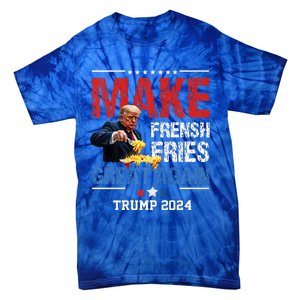 Donald Trump 2024 French Fry Make French Fries Great Again Tie-Dye T-Shirt