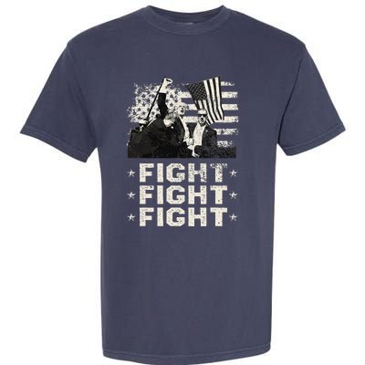 Donald Trump 2024 Fight Fight Fight Donald Trump Fist Pump Garment-Dyed Heavyweight T-Shirt