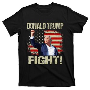 Donald Trump 2024 American Flag Trump Fight 2024 T-Shirt