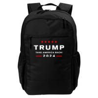 Donald Trump 2024 Take America Back Usa United States Daily Commute Backpack