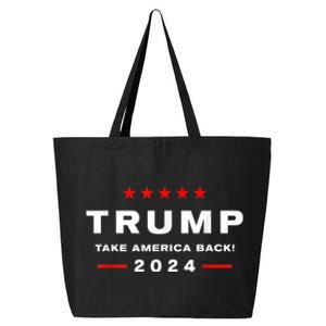 Donald Trump 2024 Take America Back Usa United States 25L Jumbo Tote