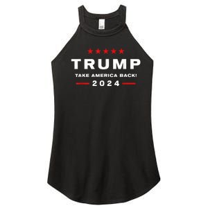 Donald Trump 2024 Take America Back Usa United States Women's Perfect Tri Rocker Tank