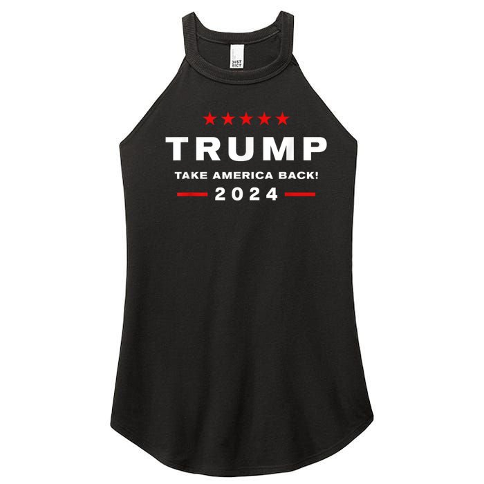 Donald Trump 2024 Take America Back Usa United States Women's Perfect Tri Rocker Tank