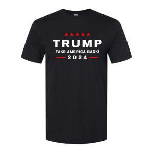 Donald Trump 2024 Take America Back Usa United States Softstyle CVC T-Shirt