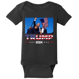 Donald Trump 2024 Survived Shot At Election Rall Baby Bodysuit