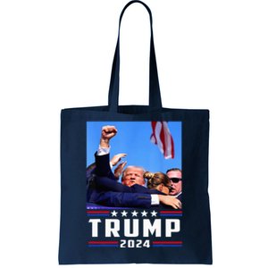 Donald Trump 2024 Survived Shot At Election Rally Tote Bag