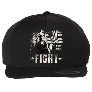 Donald Trump 2024 Fight Fight Fight Donald Trump Fist Pump Wool Snapback Cap