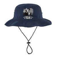 Donald Trump 2024 Fight Fight Fight Donald Trump Fist Pump Legacy Cool Fit Booney Bucket Hat