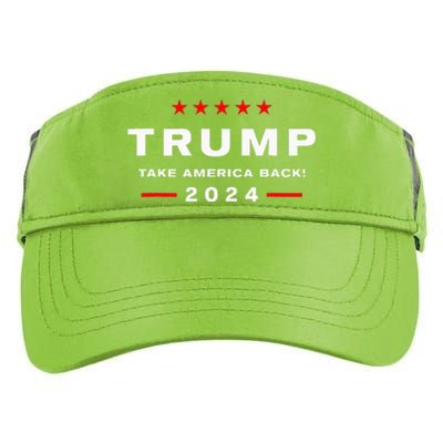 Donald Trump 2024 Take America Back Election  The Return  Adult Drive Performance Visor