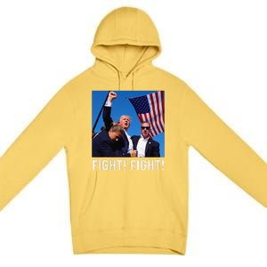 Donald Trump 2024 Survived Shot At Election Rally Premium Pullover Hoodie