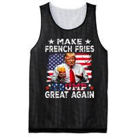 Donald Trump 2024 French Fry Make French Fries Great Again Mesh Reversible Basketball Jersey Tank