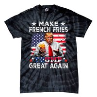 Donald Trump 2024 French Fry Make French Fries Great Again Tie-Dye T-Shirt