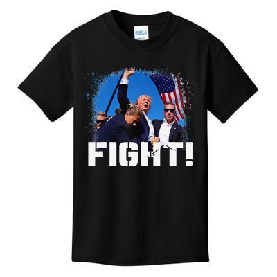 Donald Trump 2024 Survived Shot At Election Rally Kids T-Shirt