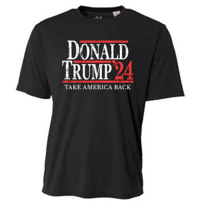 Donald Trump 2024 Take America Back Make America Great Again MAGA Cooling Performance Crew T-Shirt