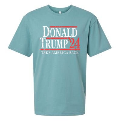 Donald Trump 2024 Take America Back Make America Great Again MAGA Sueded Cloud Jersey T-Shirt