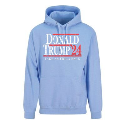 Donald Trump 2024 Take America Back Make America Great Again MAGA Unisex Surf Hoodie