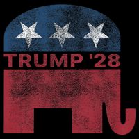 Donald Trump 2028 President Pro Trump Vintage Republican Backpack