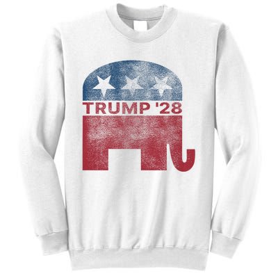 Donald Trump 2028 President Pro Trump Vintage Republican Sweatshirt