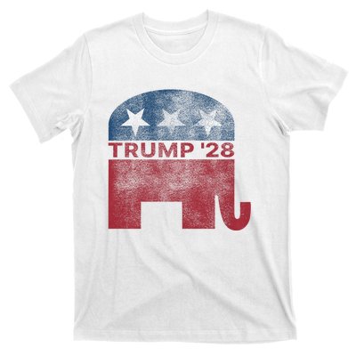 Donald Trump 2028 President Pro Trump Vintage Republican T-Shirt