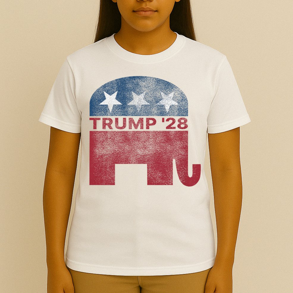 Donald Trump 2028 President Pro Trump Vintage Republican T-Shirt