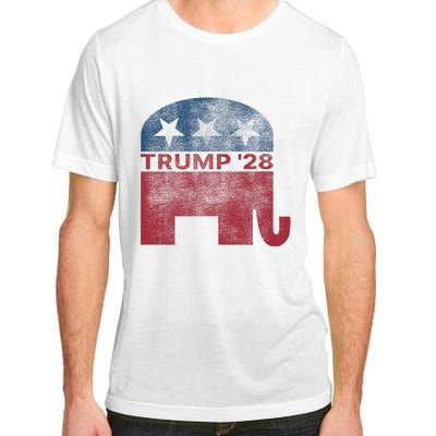 Donald Trump 2028 President Pro Trump Vintage Republican Adult ChromaSoft Performance T-Shirt